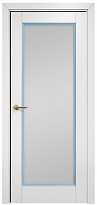 Недавно просмотренные - Дверь Оникс Тоскана 1 эмаль белая/голубая, сатинат белый