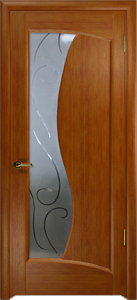 Недавно просмотренные - Дверь Арт Деко Смеральда темный анегри, белое ПО с рисунком и фьюзингами
