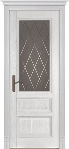 Недавно просмотренные - Дверь Ока массив дуба DSW сращенные ламели Аристократ №2 эмаль белая, стекло матовое светлое с фрезеровкой