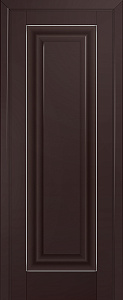 Недавно просмотренные - Дверь ProfilDoors 23U темно-коричневый матовый, молдинг серебро