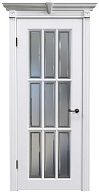 Недавно просмотренные - Дверь ИУ Эмаль Классика А-16 эмаль белая, художественный рисунок 2